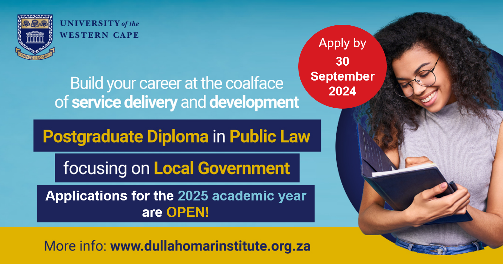 Call for Applications Postgraduate Diploma in Public Law, focusing on